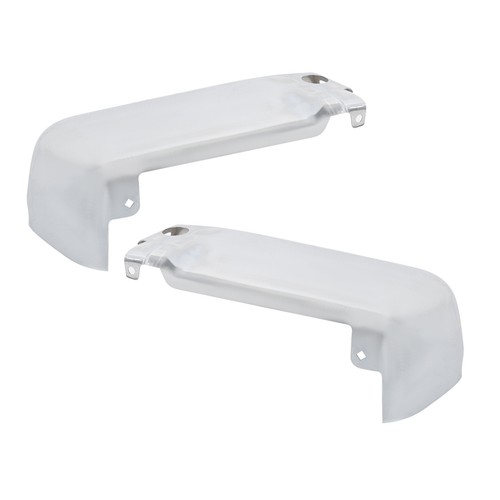 For Ford F250 F350 2008-2016 LH & RH Bumper Ends Kit W/O Sensor Hole Chrome NEW - Picture 4 of 12