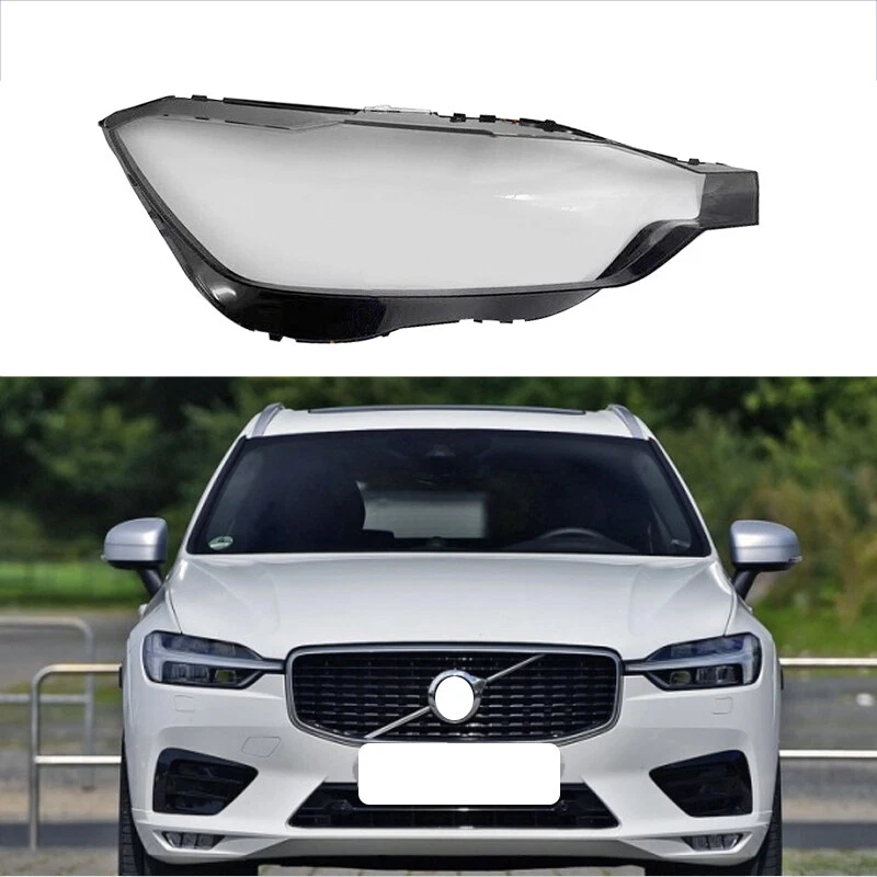 Volvo XC60 2018-2023 Right Headlight Lens Cover with Sealant Glue