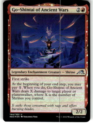 FOIL NM MTG Go-Shintai of Ancient Wars Kamigawa: Neon Dynasty Regular