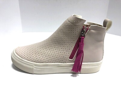 Dolce Vita Cris Blush Pink Micro Suede Casual Fashion Shoes Girl s Size 2M