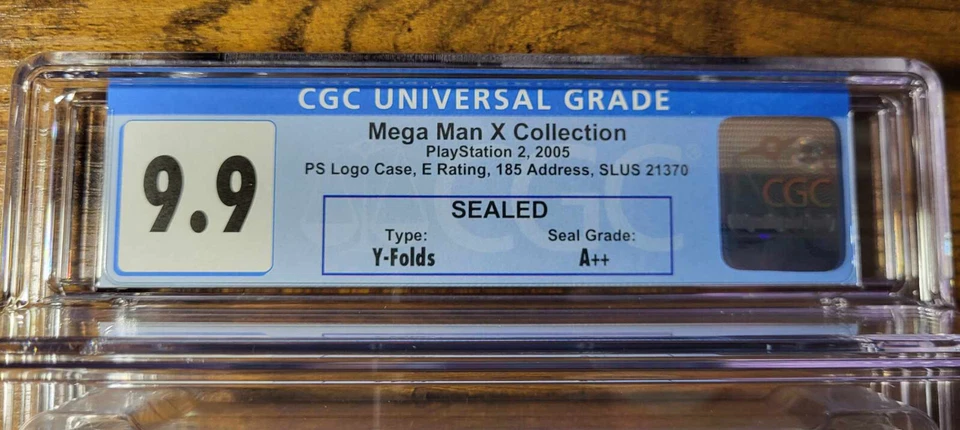 Mega Man X Collection Playstation 2 PS2 2005 Y Folds Sealed New CGC 9.9 A++ - Image 3 of 3