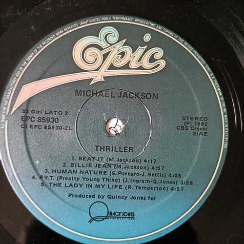 LP - Michael Jackson – Thriller - Foto 5 di 6