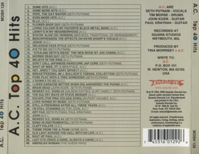 Anal Cunt / Top 40 Hits ] CD 帯付国内盤 Top 40 Hits - Album