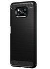 For XIAOMI POCOPHONE POCO X3 NFC CARBON FIBER SHOCKPROOF CASE HEAVY DUTY COVER