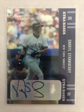Darryl Strawberry 2005 PLAYOFF PRESTIGE XTRA BASES PURPLE AUTO SP/25