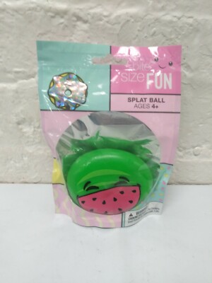 Bite Size Fun Kids Squishy Splat Ball Fruit Toy New Stress Relief 
