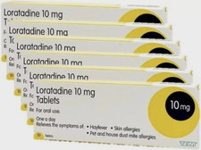 Image of 6 Months Supply Loratadine Hayfever & Allergy Relief 10Mg Tablets (30X6)