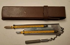 Friez Sling Psychrometer 2 Thermometers (Dry & Wet) Measure Relative Humidity 