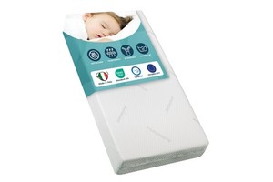 Materasso Culla  ANTIACARO MIS. 120X60 H. 10 ,CERTICICATO EN16890:2017+A1:2021