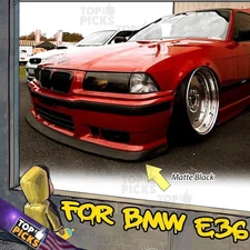 Fits 92-98 BMW E36 M3 only - AC Style Front Bumper Chin Lip Spoiler Body Kit