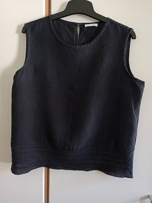 Robert Friedman M Leinen Bluse Top Junel schwarz Oberteil   