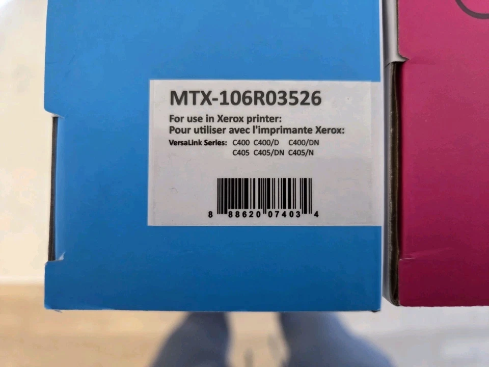 Cartucho de tóner cian compatible Xerox 106R03526 rendimiento extra alto Foto 2 de 2