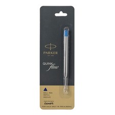 Parker Quink Flow Ball Point Pen Refill BallPen Blue Medium Brand New Sealed