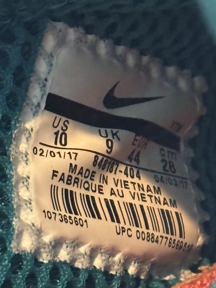 Nike 10 Air Presto Essential Miami Dolphins Blustery Teal Orange