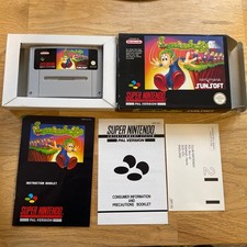 SNES game - Lemmings - Complete in box CiB - PAL- Super Nintendo 1991 VGC