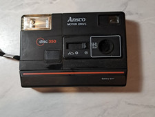 Anacoco Motor Drive Disc 350 Camera   Vintage USA   Rare Early Disc Model