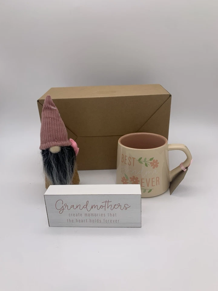 Gannycore Garden Gnome 3 Piece Grandmothers Coffee Mug Gift Set BEST GRANDMA EVR - Image 2 of 4