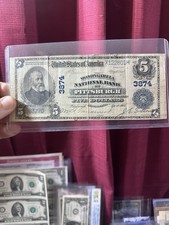 1902 $5 MONONGAHELA National Bank PITTSBURGH PA National Currency CH#3874