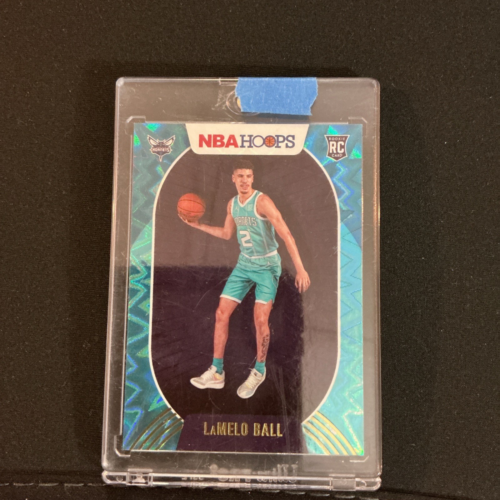 LaMelo Ball 2020-21 NBA Hoops Teal Explosion Rookie Card #223 - Team Color Match