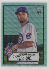 2021 Topps Chrome Platinum Anniversary Aqua Wave Refractor Tyson Miller 0nj5