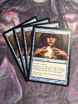4X EVANESCENT INTELLECT 38/165 BORN OF THE GODS MTG MAGIC NM X4