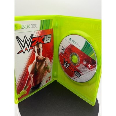 WWE 2K15 Xbox 360 Video Game Complete with Manual John Cena 2K Sports NTSC