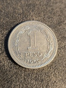 1959 Argentina 1 Peso - Lot A