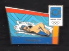 ATHENS 2004 OLYMPIC GAMES. MOVING PIN. SWIMMING