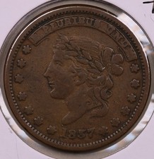 1837 Hard Times Token Millions for Defense ***RARE ORIGINAL COIN***