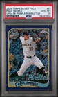 2024 Topps Silver Pack #21 Paul Skenes Update-Purple REF #/75 PSA 10