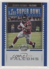 2017 Panini Contenders Optic Super Bowl Blue Prizm 12/25 Devonta Freeman pn1