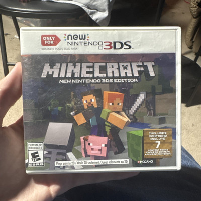 Minecraft: New Nintendo 3DS Edition Nintendo 3DS w/ Case, Manual, Multiplayer