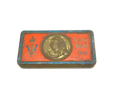 Boer War Period South Africa Gift to the Troops Chocolate Tin Antique 1900