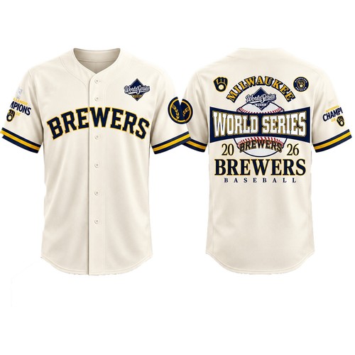 Brewers NLCS 2026 World Series National League Champions Jersey All Size