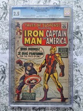 Tales of Suspense #59 CGC 2.5 1st Solo Captain America Story *Cracked Case* 1964