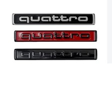 New 1x Quattro Fender Badge Emblems Badges Decal For A4-8 Q3-5 Tt 3 Colors New 1x Quattro Fender Badge Emblems Badges Decal For A4-8 Q3-5 Tt 3 Colors