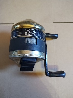 Zebco 33 Gold Fishing Reel Freshwater Crappie Bass Catfish Metal Ball Bearing 
