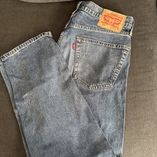 Levi's 505 Men  s Size 33x30 Denim Straight Leg Jeans Blue Medium