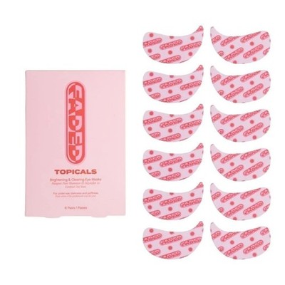 6 Paar TOPICALS Faded Brightening & Clearing unter Augenmasken Neu in der Box DE