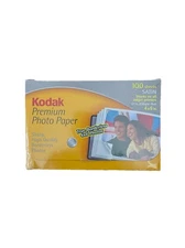 Kodak Premium Picture Paper 4 x 6" 100 Sheets Satin Inkjet Printers Compatible