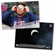  2017 Topps Now #507 Bartolo Colon & MLB View Pre Game Solor Eclipse PR-450