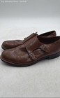 Stacy Adams Mens Brown Leather Cap Toe Monk Strap Dress Shoes Size 9.5EE — photo 2