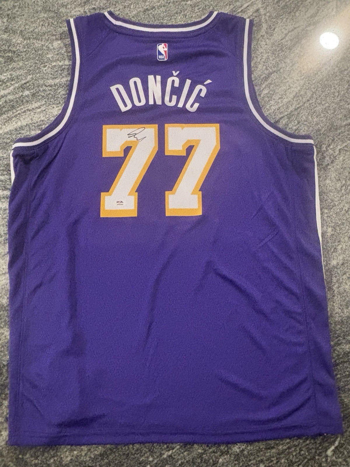 Luka Doncic Signed Autographed Los Angeles Lakers Jersey PSA/DNA COA SIZE XL
