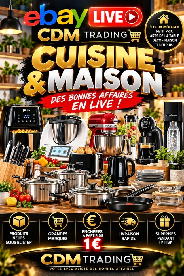 Spécial cuisine, ustensiles, robots.... dispo pour 🇫🇷🇩🇪🇮🇹🇧🇪
