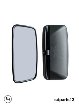 Außenspiegel Spiegel Universal 42x20cm 16-20mm für LKW Traktor Stapler E6-Geprüf
