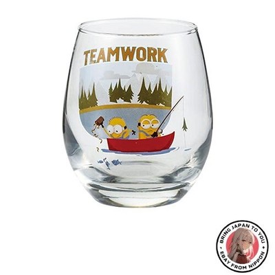 New Minions 3D Glass Tumbler Approx. 330ml Fishing Minions Merchandise Movie