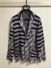 ISSEY MIYAKE Men's Jacket Size 4 Silk Acrylic Blend Rare Design FD AHA