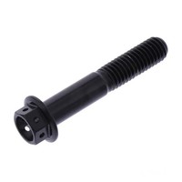 Schraube 6 Kant M8X1.25 45Mm Edelstahl V4A Racing Schwarz LSSHX845RBK, 7754141