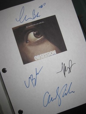 Obsession Signed Film Script X4 Curry Barker Michael Johnston Navarrette Reprint