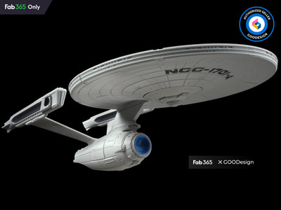 Star Trek USS-Enterprise NCC-1701A 1:1000 - 1:444 3D Druck 30 - 69 cm Modell Kit